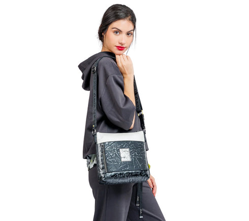 Poseta casual, dama, ANEKKE 40873-069, alb, piele ecologica